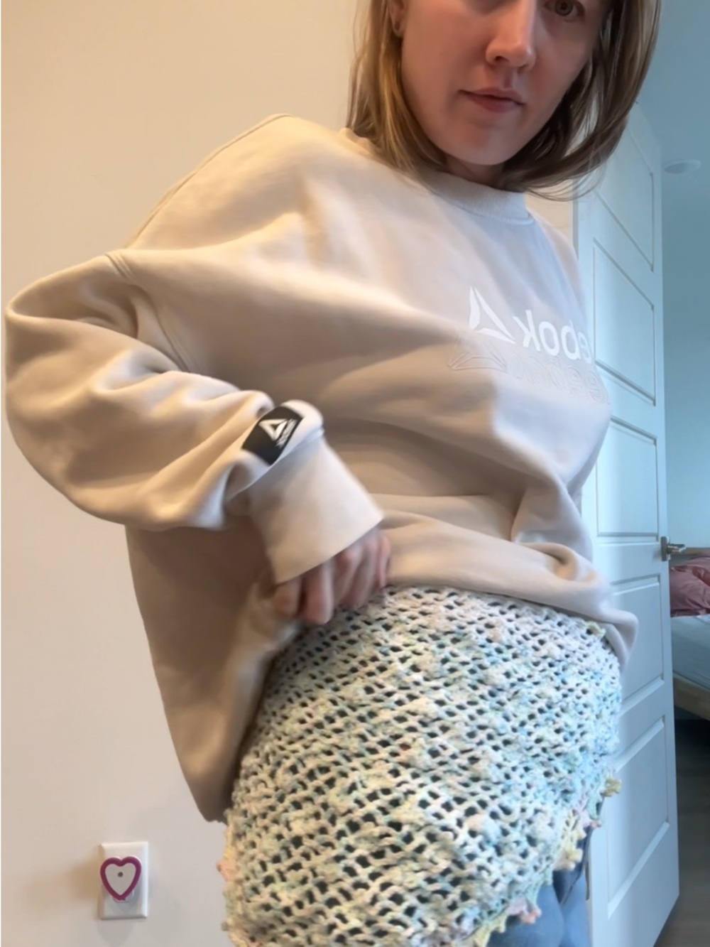 Handmade Crochet Triangle Scarf / Headband / Waist Wrap